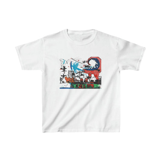 Godzilla vs. Muto by Louis Brown - Kids Heavy Cotton™ Tee